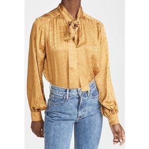NWT ANINE BING Silk Delilah Top
